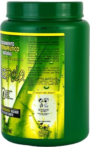 CrecePelo Natural Phytotherapeutic Hair Growth Treatment & Deep Conditioning Mask – 61 oz Avelisse