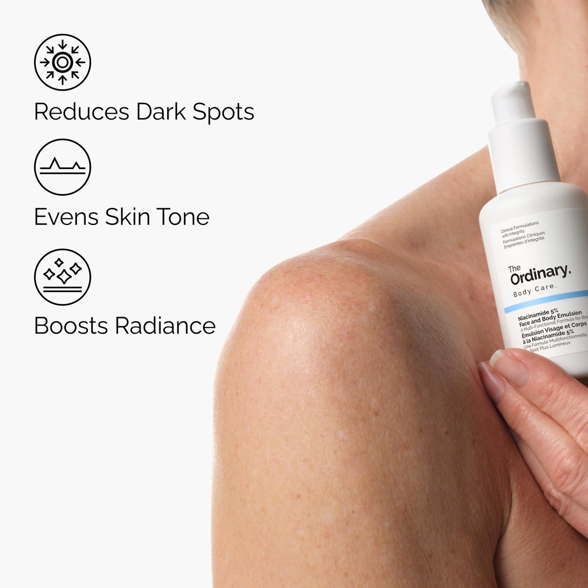 The Ordinary Niacinamide 5% Face and Body Emulsion - Dark Spot & Skin Tone Corrector, 3.4 Fl Oz Avelisse