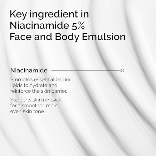 The Ordinary Niacinamide 5% Face and Body Emulsion - Dark Spot & Skin Tone Corrector, 3.4 Fl Oz Avelisse