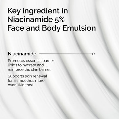 The Ordinary Niacinamide 5% Face and Body Emulsion - Dark Spot & Skin Tone Corrector, 3.4 Fl Oz Avelisse