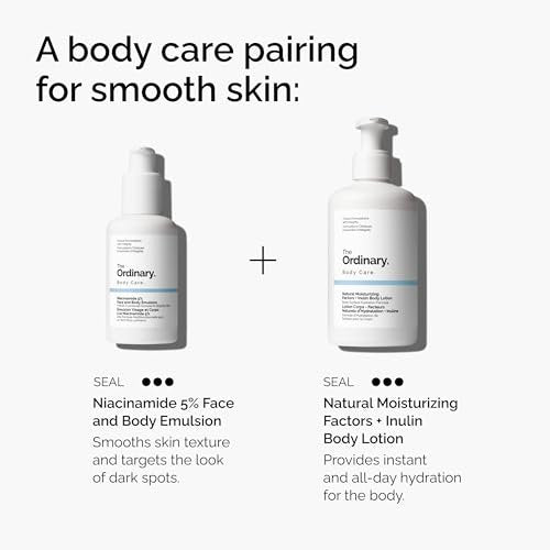 The Ordinary Niacinamide 5% Face and Body Emulsion - Dark Spot & Skin Tone Corrector, 3.4 Fl Oz Avelisse
