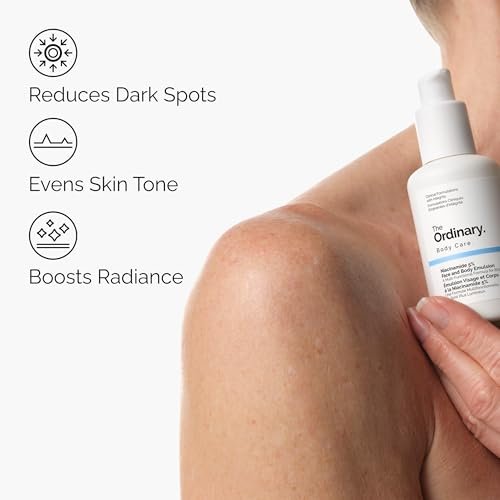 The Ordinary Niacinamide 5% Face and Body Emulsion - Dark Spot & Skin Tone Corrector, 3.4 Fl Oz Avelisse