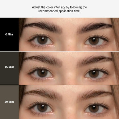 ENTROPY MAKEUP Brow Color Ash Brown – Long-Lasting Eyebrow Kit for Natural-Looking Brows (Up to 4 Weeks, Nourishing Aloe Vera & Moringa Extract, 6 Applications) Avelisse