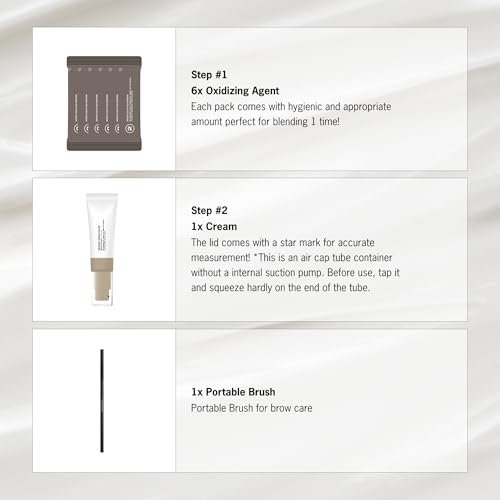 ENTROPY MAKEUP Brow Color Ash Brown – Long-Lasting Eyebrow Kit for Natural-Looking Brows (Up to 4 Weeks, Nourishing Aloe Vera & Moringa Extract, 6 Applications) Avelisse