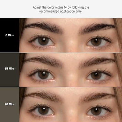 ENTROPY MAKEUP Brow Color Ash Brown – Long-Lasting Eyebrow Kit for Natural-Looking Brows (Up to 4 Weeks, Nourishing Aloe Vera & Moringa Extract, 6 Applications) Avelisse