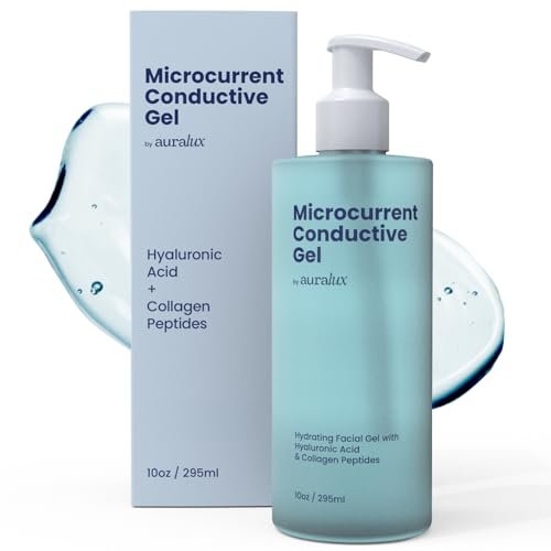 10oz Conductive Gel for Microcurrent Devices with Collagen Peptides & Hyaluronic Acid – 24-Hour Moisture Lock - görsel 2