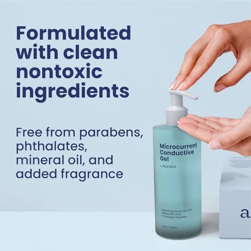 10oz Conductive Gel for Microcurrent Devices with Collagen Peptides & Hyaluronic Acid – 24-Hour Moisture Lock - görsel 10