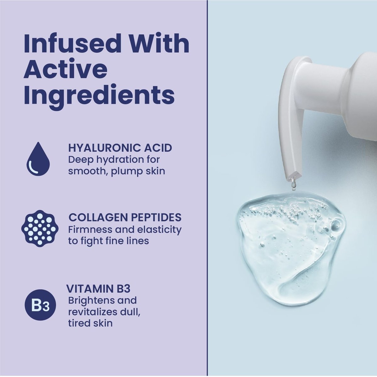 10oz Conductive Gel for Microcurrent Devices with Collagen Peptides & Hyaluronic Acid – 24-Hour Moisture Lock - görsel 5