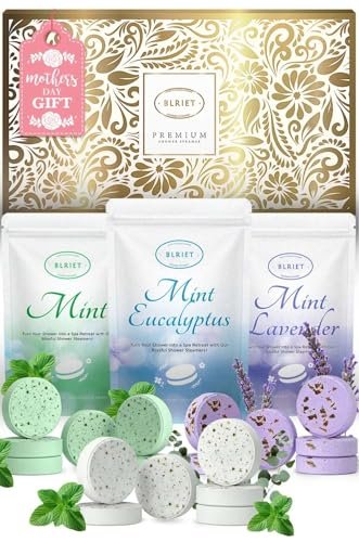 Shower Steamers Aromatherapy 18 Pack - Natural Essential Oils, Stress Relief, Mint & Lavender, Spa Gifts for Women, Men, Mom, Wife, Her, Him, Romance, Birthday, Mother's Day Avelisse