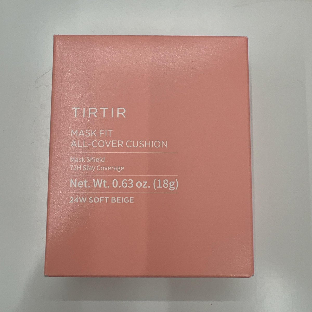 TIRTIR Mask Fit All Cover Pink Cushion Foundation - High Coverage Velvety Matte Finish, Lightweight Flawless Look, Corrects Redness, Korean Cushion (#24W Soft Beige, Full Size 0.63 Fl Oz) - görsel 13