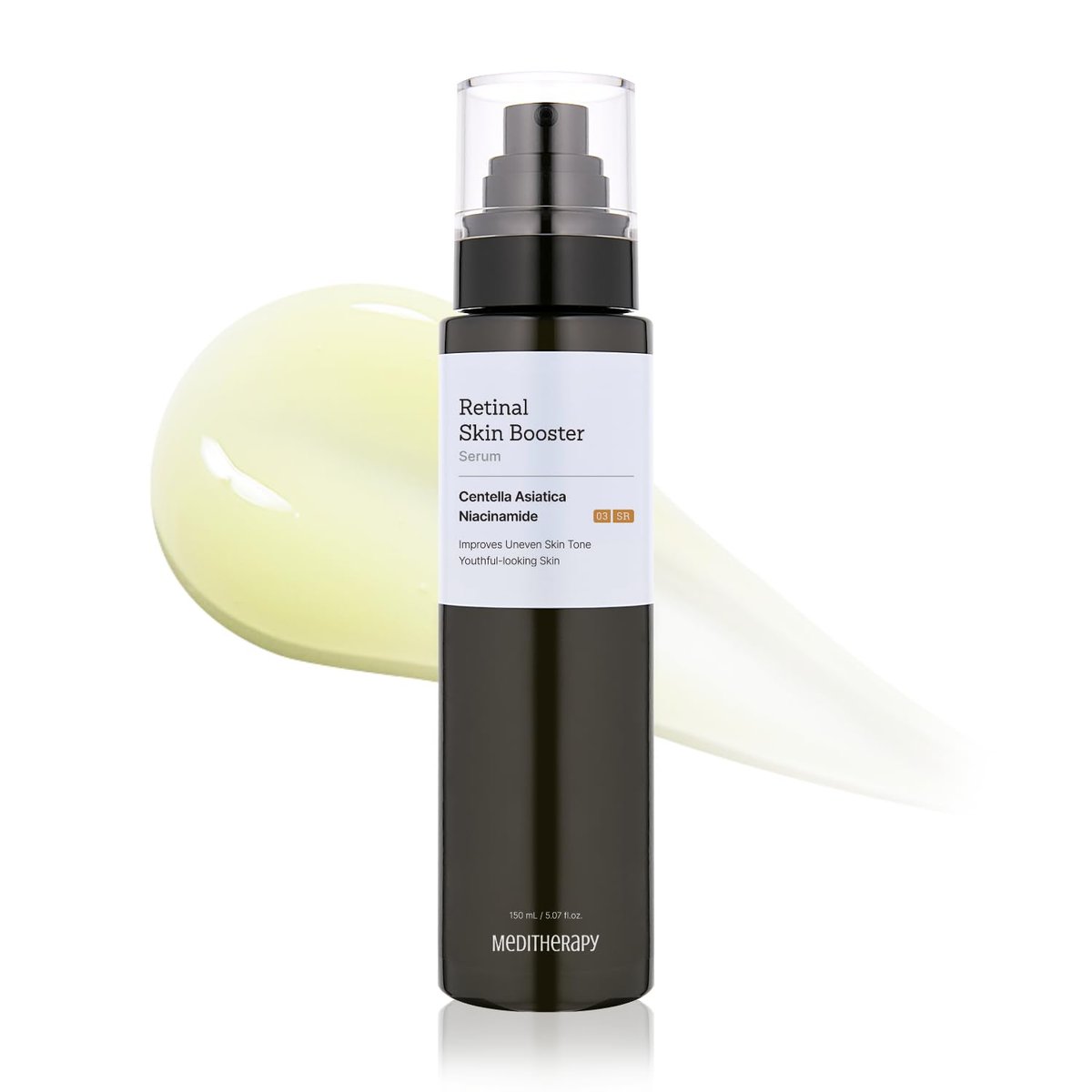 MEDITHERAPY Retinal Skin Booster Serum – Retinaldehyde & Niacinamide Anti-Aging Serum for Fine Lines, Firming & Radiance, Hydrating Face Serum for All Skin Types, 5.07 fl oz Avelisse