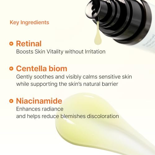 MEDITHERAPY Retinal Skin Booster Serum – Retinaldehyde & Niacinamide Anti-Aging Serum for Fine Lines, Firming & Radiance, Hydrating Face Serum for All Skin Types, 5.07 fl oz Avelisse