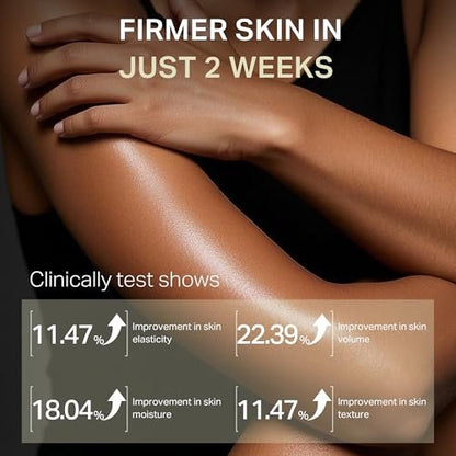 Depology Ultra-Size Firming Retinol Body Lotion for Crepey Skin & Keratosis Pilaris - Anti-Aging Moisturizer with 0.05% Retinol, AHA & Collagen, 10.14 fl oz Avelisse