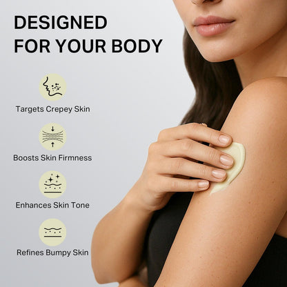 Depology Ultra-Size Firming Retinol Body Lotion for Crepey Skin & Keratosis Pilaris - Anti-Aging Moisturizer with 0.05% Retinol, AHA & Collagen, 10.14 fl oz Avelisse