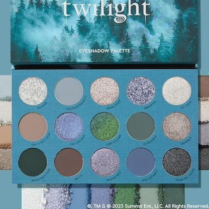 ColourPop Twilight Eyeshadow Palette - Limited Edition, Metallic & Matte Finishes, High-Pigment Long-Wearing Eye Makeup (0.3 oz) Avelisse