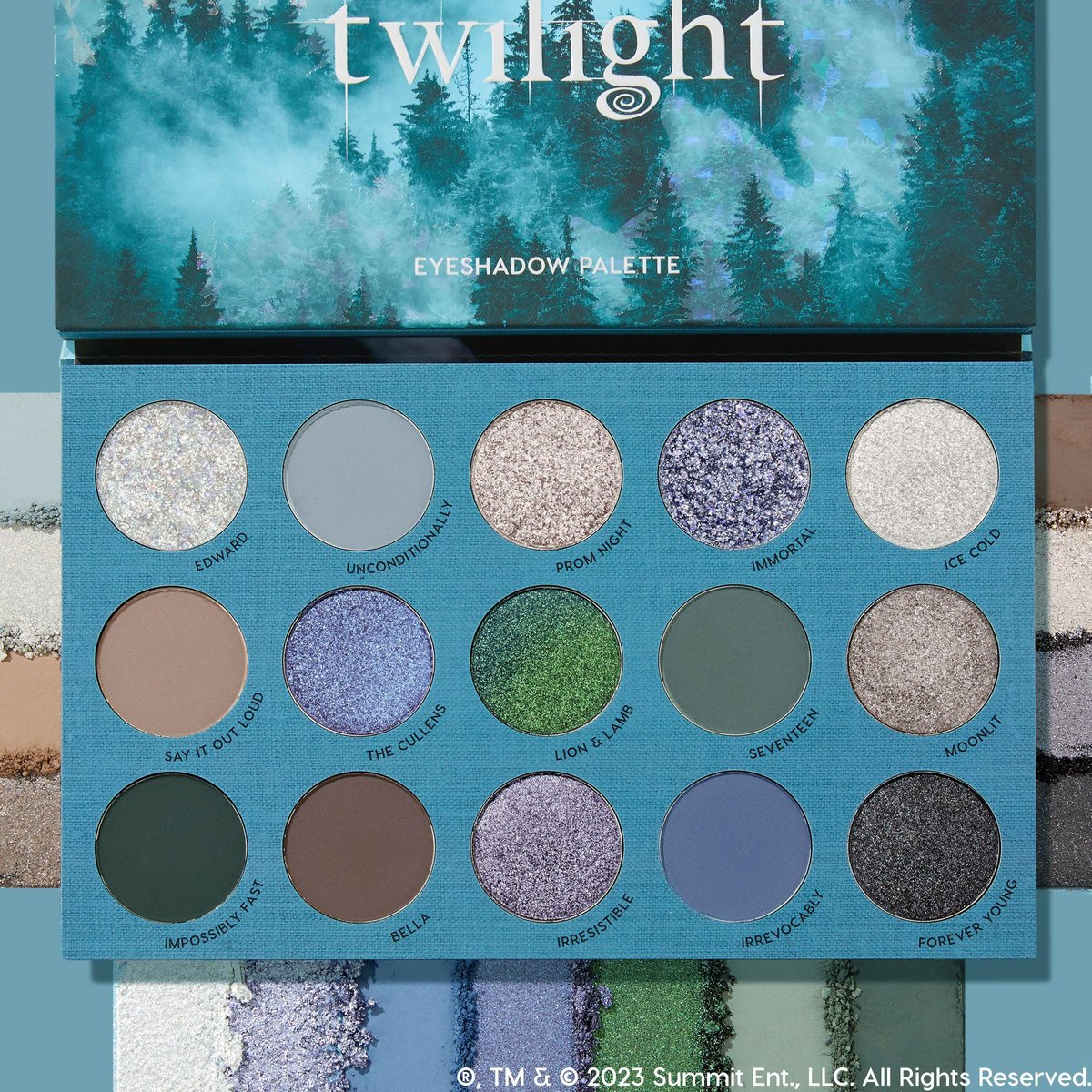 ColourPop Twilight Eyeshadow Palette - Limited Edition, Metallic & Matte Finishes, High-Pigment Long-Wearing Eye Makeup (0.3 oz) Avelisse