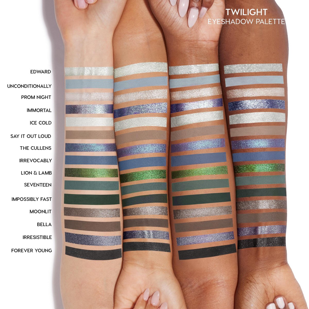 ColourPop Twilight Eyeshadow Palette - Limited Edition, Metallic & Matte Finishes, High-Pigment Long-Wearing Eye Makeup (0.3 oz) Avelisse