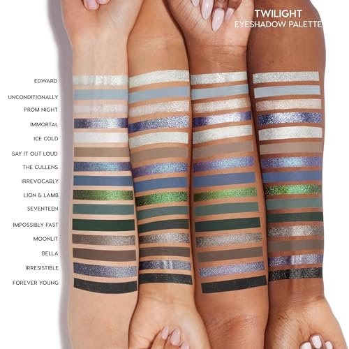 ColourPop Twilight Eyeshadow Palette - Limited Edition, Metallic & Matte Finishes, High-Pigment Long-Wearing Eye Makeup (0.3 oz) Avelisse