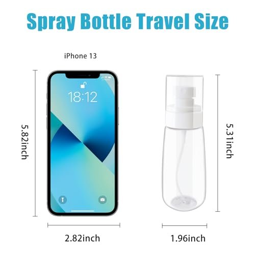 YOLCAR Travel Size Spray Bottle 100ml – Clear PETG Plastic, Leak-Proof for Beauty Essentials Home & Travel - görsel 6