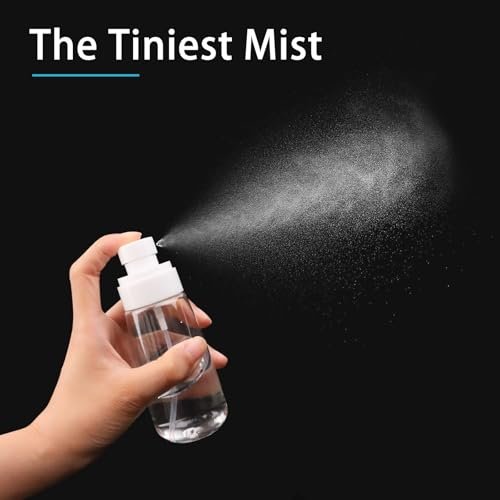 YOLCAR Travel Size Spray Bottle 100ml – Clear PETG Plastic, Leak-Proof for Beauty Essentials Home & Travel - görsel 4