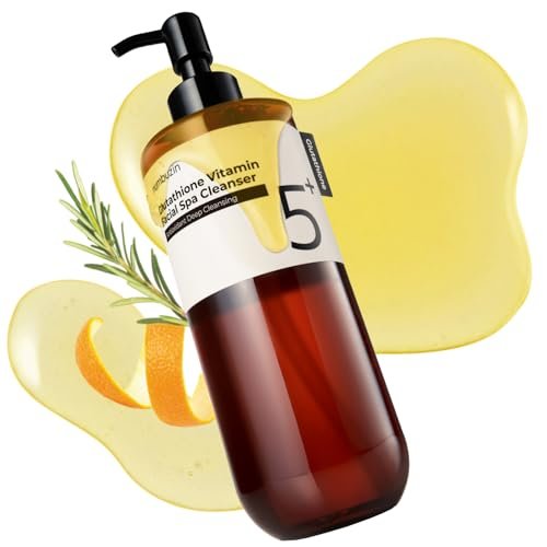 numbuzin No.5 Cleansing Oil - Glutathione & Vitamin C Cleanser for Pores, Sebum & Dark Spots - Makeup Removal & Radiance Boost - 6.76 fl oz - görsel 2