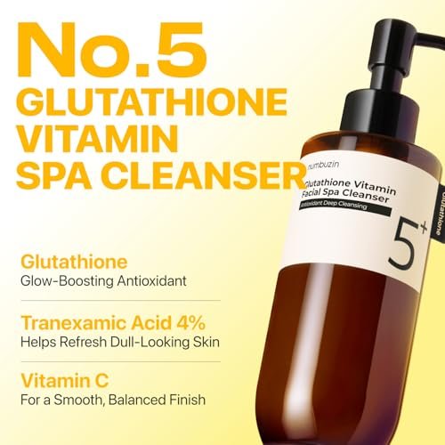 numbuzin No.5 Cleansing Oil - Glutathione & Vitamin C Cleanser for Pores, Sebum & Dark Spots - Makeup Removal & Radiance Boost - 6.76 fl oz - görsel 4