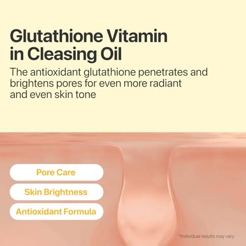 numbuzin No.5 Cleansing Oil - Glutathione & Vitamin C Cleanser for Pores, Sebum & Dark Spots - Makeup Removal & Radiance Boost - 6.76 fl oz - görsel 8