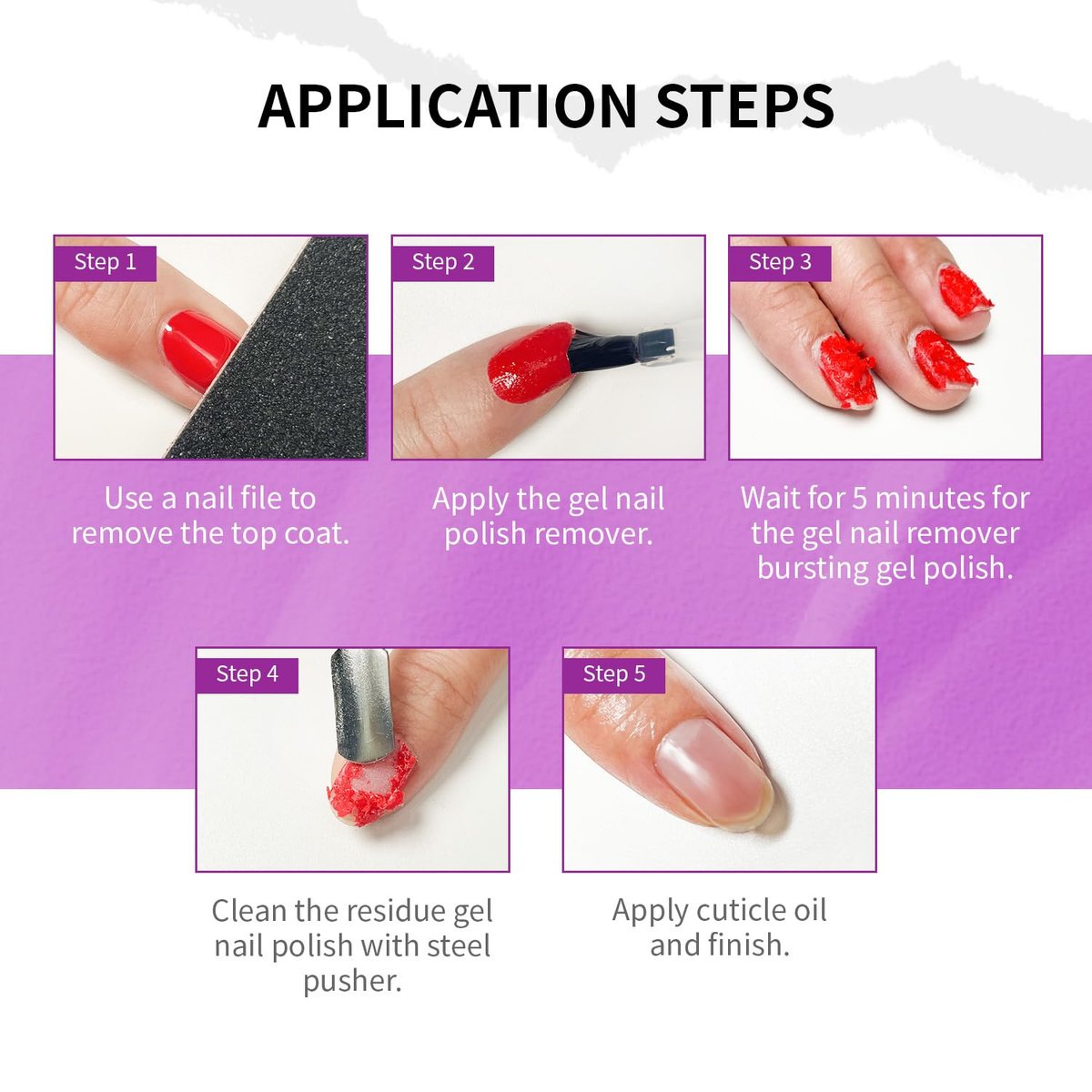 JEWHITENY Gel Nail Polish Remover - Effective Acetone Solution for Salon-Quality Results - görsel 13