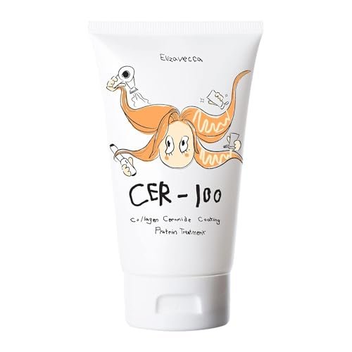 Elizavecca Cer-100 Collagen Ceramide Coating Protein Treatment – Deep Conditioner for Dry, Damaged Hair (3.38 fl oz) - görsel 1