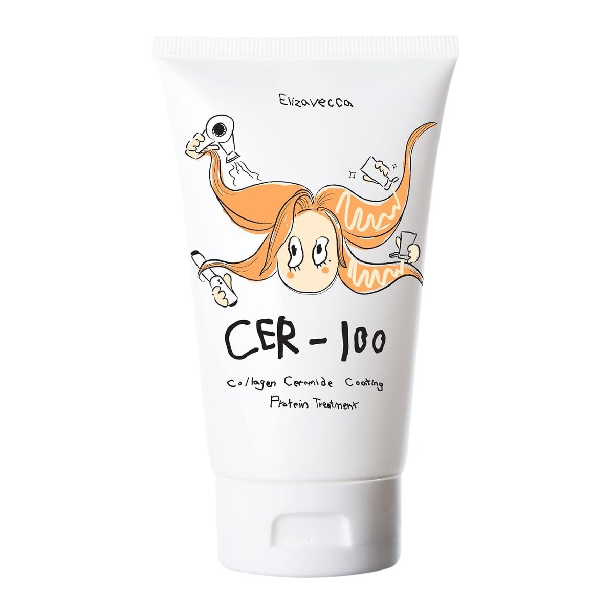 Elizavecca Cer-100 Collagen Ceramide Coating Protein Treatment – Deep Conditioner for Dry, Damaged Hair (3.38 fl oz) - görsel 2