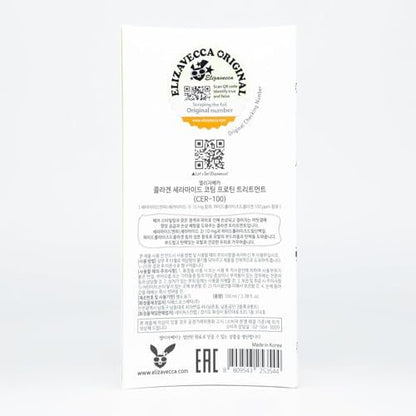 Elizavecca Cer-100 Collagen Ceramide Coating Protein Treatment – Deep Conditioner for Dry, Damaged Hair (3.38 fl oz)