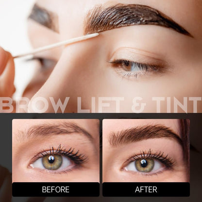 GOLLEE Lash Lift & Black Color Kit + Brow Lamination Kit – Complete Eyelash & Eyebrow Perm Set with Instructions, DIY Salon-Quality at Home Avelisse