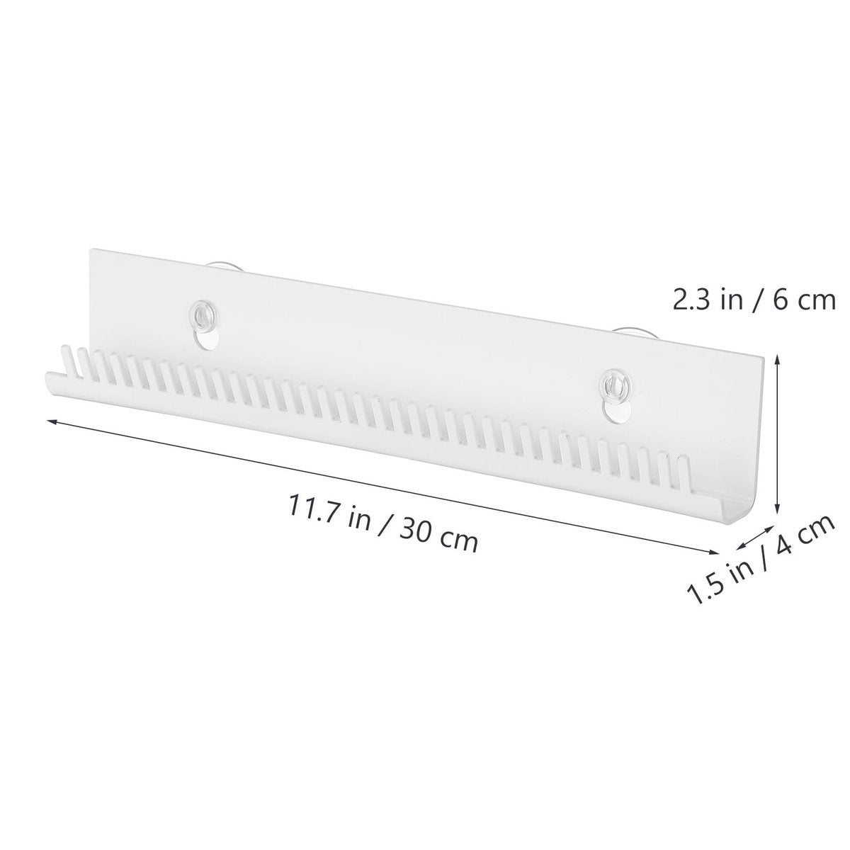 FRCOLOR Acrylic Wig Stand White Display Holder - 11.8 Inch Compact Wig Rack for Home and Salon Use - görsel 3