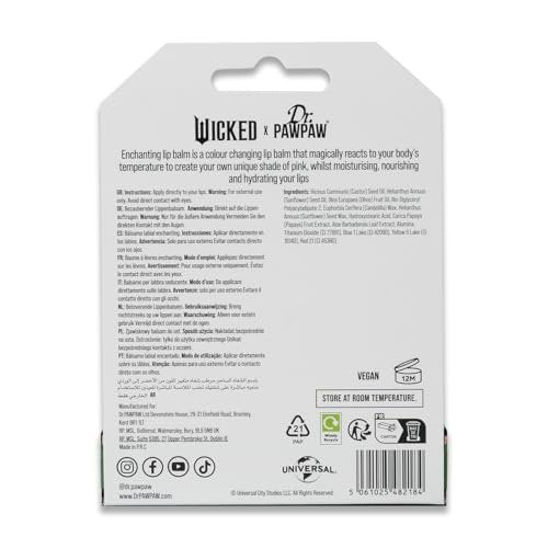 Dr. PawPaw Wicked Enchanting & Glimmer Lip Balm Duo - Moisturizing Tinted Lip Balm for Women - Vegan & Nourishing (2 Pack) Avelisse
