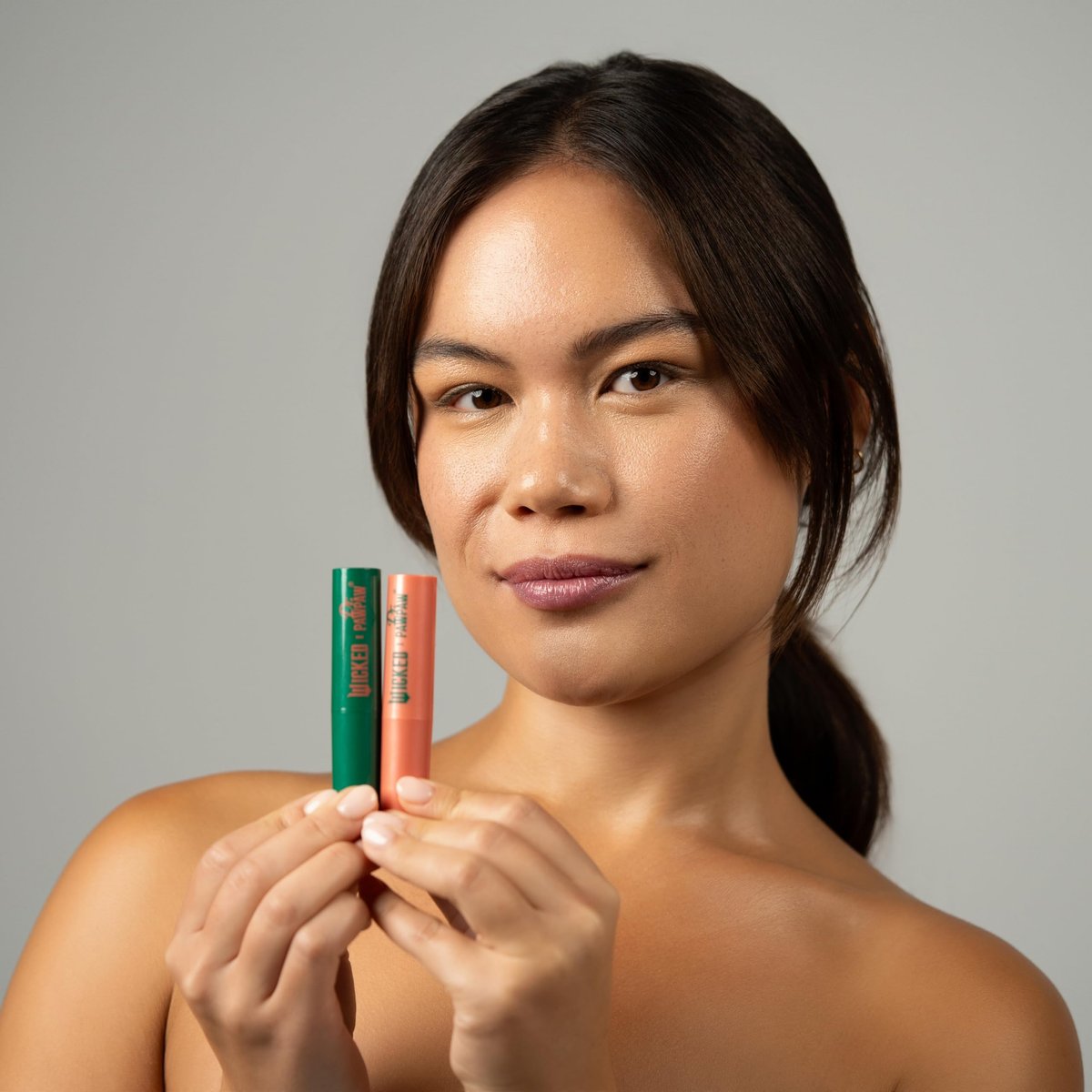Dr. PawPaw Wicked Enchanting & Glimmer Lip Balm Duo - Moisturizing Tinted Lip Balm for Women - Vegan & Nourishing (2 Pack) Avelisse