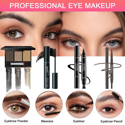 All in One Makeup Kit for Women, Teens & Girls – Complete Travel Makeup Set with Eyeshadow, Lipstick, Eyeliner, Eyebrow Pencil & Brush Set – Perfect for Beginners and Professionals (Natural) Avelisse