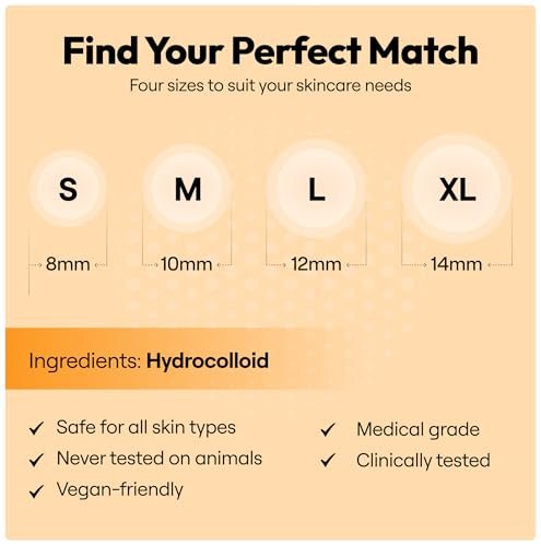 300 Pimple Patches – Hydrocolloid Zit Stickers with Salicylic Acid, Tea Tree & Calendula | Overnight Blemish Care - görsel 6