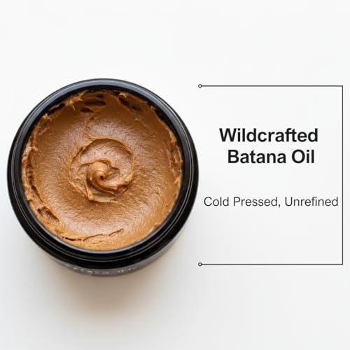 Dr Sebi Batana Oil for Hair Growth - 100% Raw Batana Oil, Organic & Natural, Cold-Pressed Sourced from Honduras, For Thicker & Stronger Hair, 4.23 oz for Men and Women Avelisse