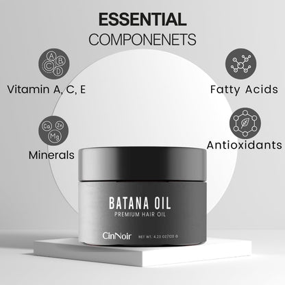 Dr Sebi Batana Oil for Hair Growth - 100% Raw Batana Oil, Organic & Natural, Cold-Pressed Sourced from Honduras, For Thicker & Stronger Hair, 4.23 oz for Men and Women Avelisse