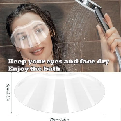 CLOEWCL 30 Pack Disposable Clear Plastic Eye Shield for Showering, Post-Surgery Protection, Lash Aftercare, Salon Use