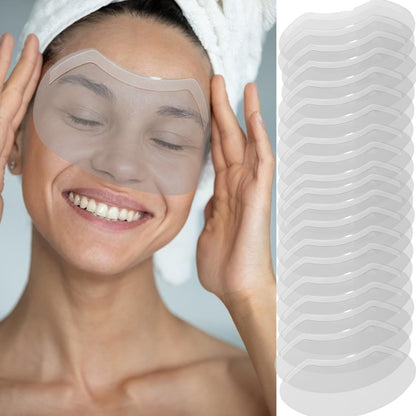 CLOEWCL 30 Pack Disposable Clear Plastic Eye Shield for Showering, Post-Surgery Protection, Lash Aftercare, Salon Use