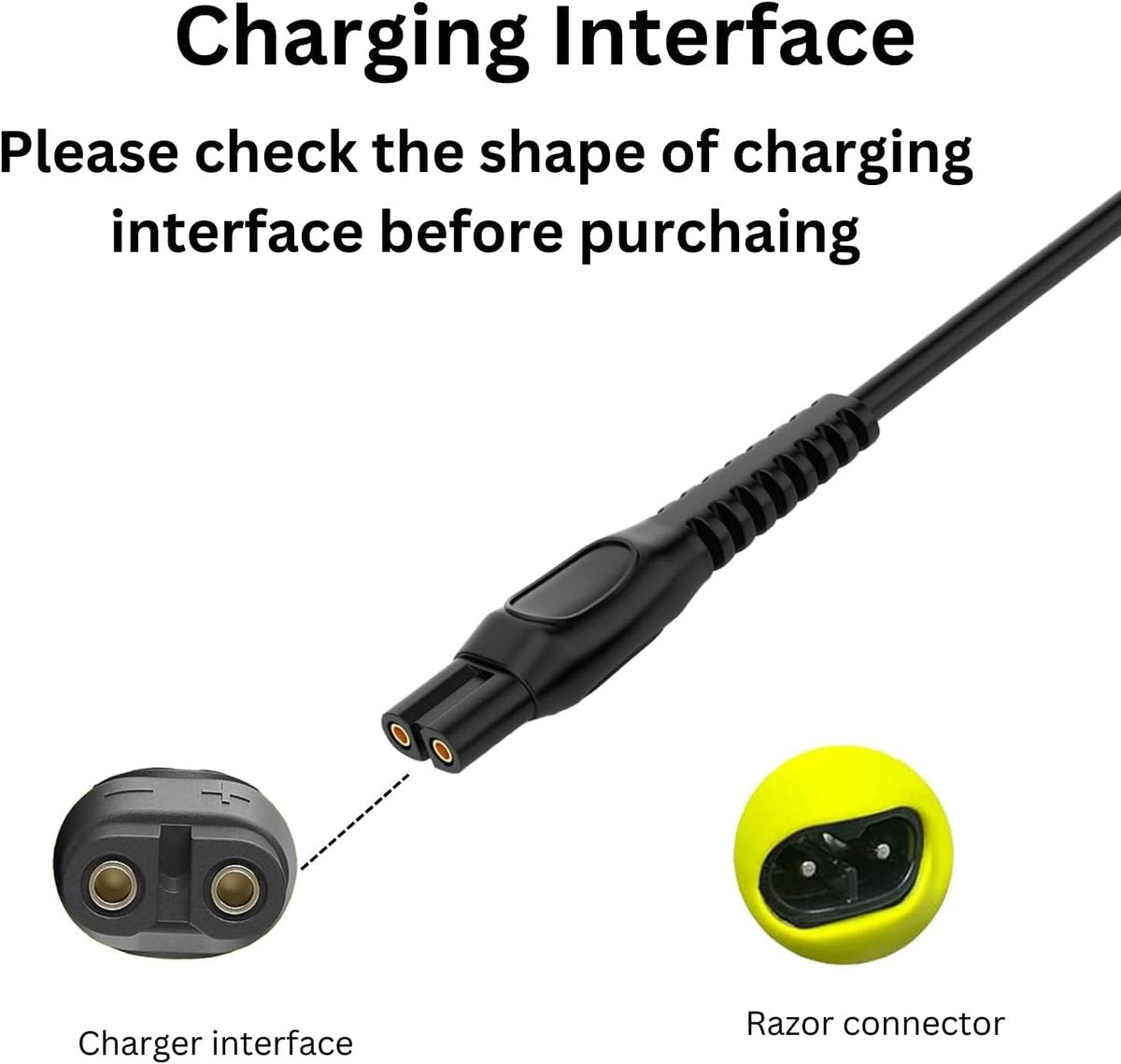 VCUMCLNR 5V Replacement Charger Compatible with Philips Norelco OneBlade and Multigroom Series - görsel 5