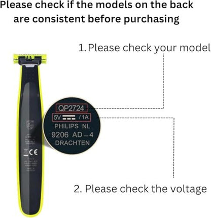 VCUMCLNR 5V Replacement Charger Compatible with Philips Norelco OneBlade and Multigroom Series