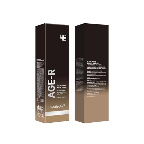 medicube Age-R Glutathione Glow Milky Toner - Low-Irritation Double Layer Toner for Glass Glow Skin with Peptide, Even Skin Tone, Radiance, Hydration, Korean Skincare (4.73 Fl Oz) - görsel 13