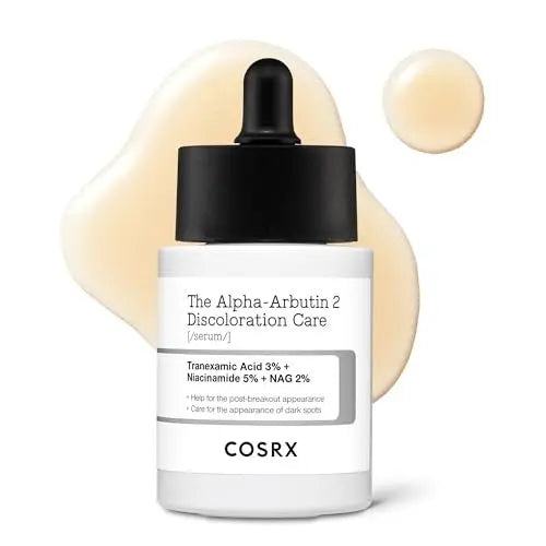 COSRX 2% Alpha Arbutin Discoloration Care Face Serum with Niacinamide, Glutathione & Tranexamic Acid - Dark Spot & Uneven Tone Corrector, Daily Korean Skincare for Men and Women, 1.7 fl oz Avelisse