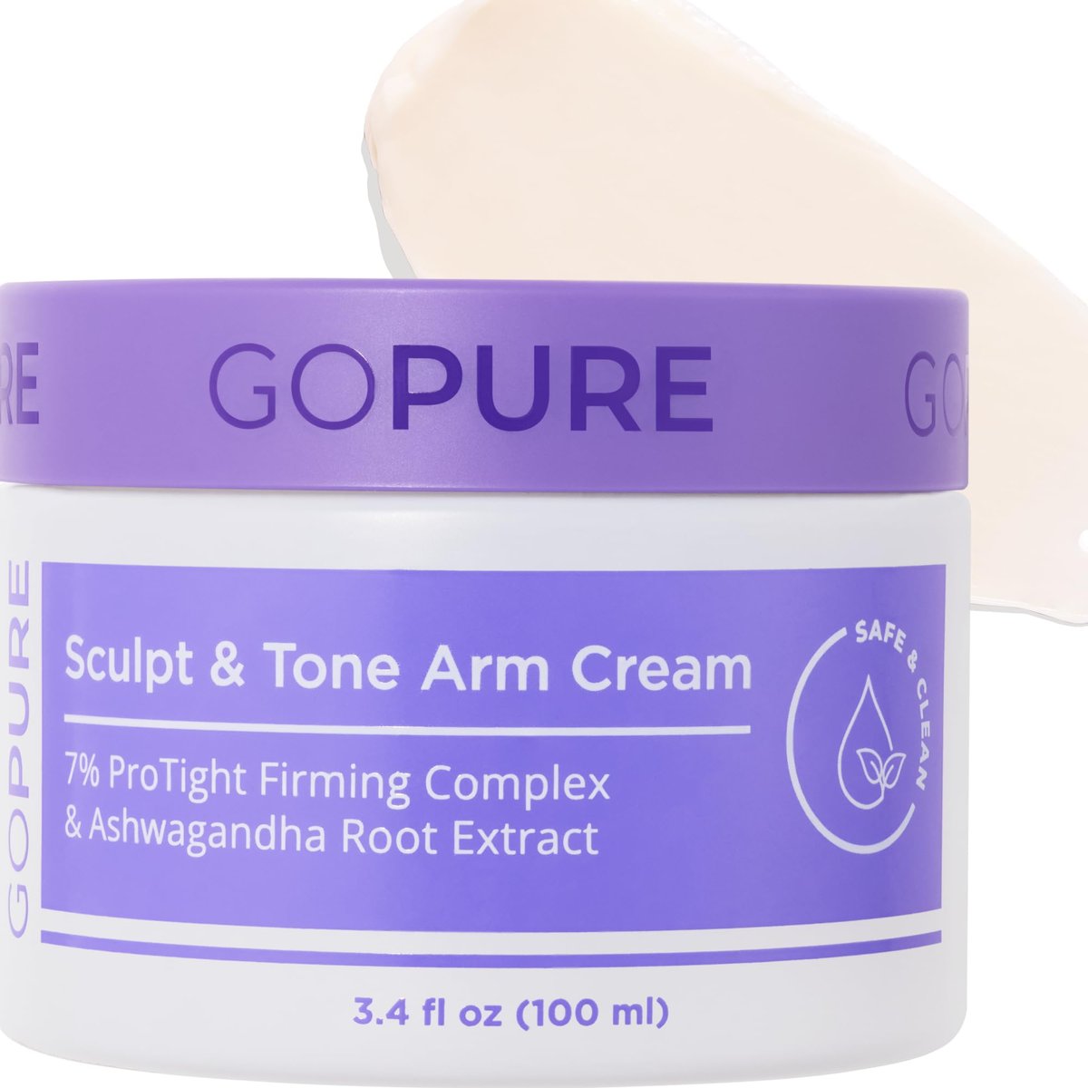 goPure Sculpt & Tone Arm Cream – Firming & Tightening Cream for Visibly Smoother, Lifted Arms | ProTight Complex with Rice Protein, Shea Butter, Avocado | Clinically Tested | All Skin Types Avelisse