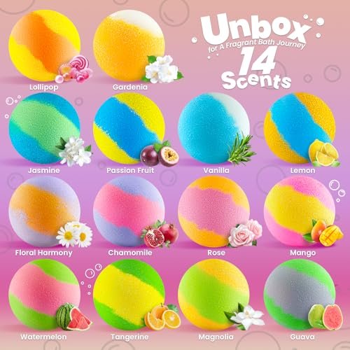 Bath Bombs for Kids with Surprise Inside – 28 Fun Fizzy Shower Bombs with Land & Sea Animal Toys, Non-Toxic, Birthday Party Favors & Stocking Stuffers for Girls and Boys Avelisse