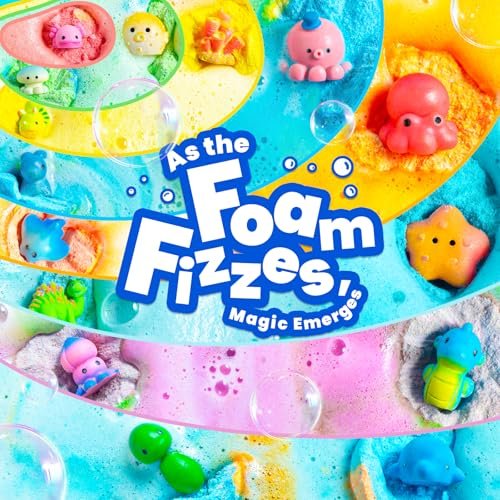 Bath Bombs for Kids with Surprise Inside – 28 Fun Fizzy Shower Bombs with Land & Sea Animal Toys, Non-Toxic, Birthday Party Favors & Stocking Stuffers for Girls and Boys Avelisse