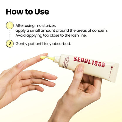 K-SECRET SEOUL 1988 Retinal Eye Cream – Advanced Retinal Liposome 4% & Fermented Bean for Dark Circles & Fine Lines | Korean Skincare, 30ml Avelisse