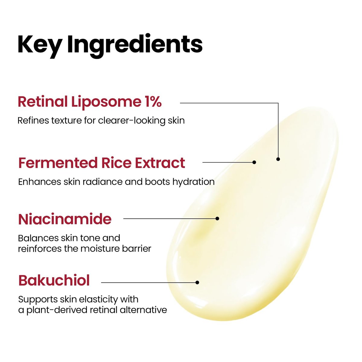 K-SECRET SEOUL 1988 Retinal Cream – Advanced Retinal Liposome 1% & Fermented Rice Extract for Fine Lines & Texture, Korean Skincare, 50ml Avelisse
